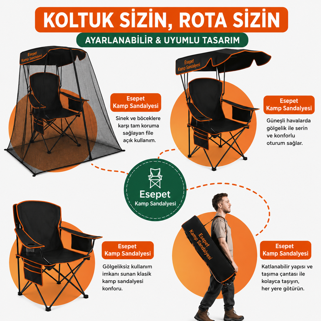 Tam Korumalı Kamp Sandalyesi™
