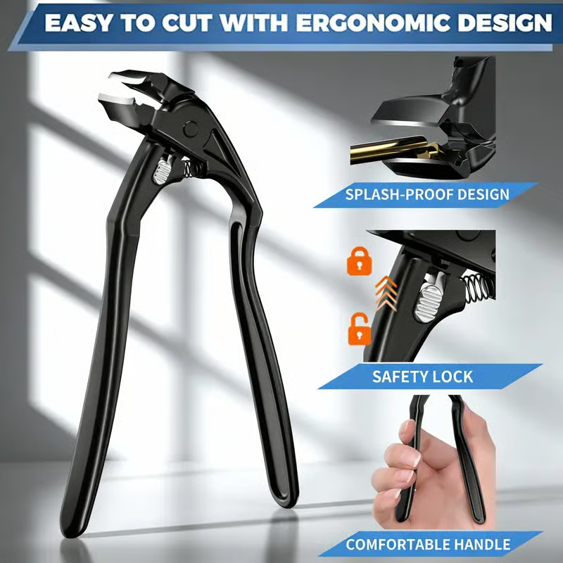 Precision long-handled nail clippers