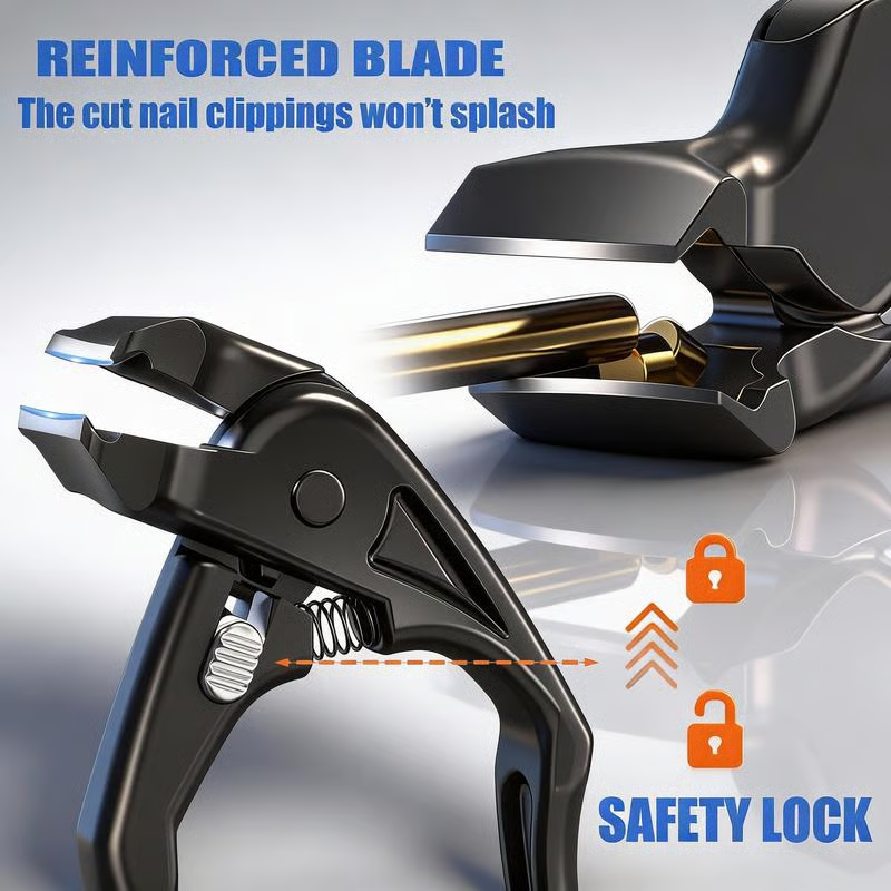 Precision long-handled nail clippers