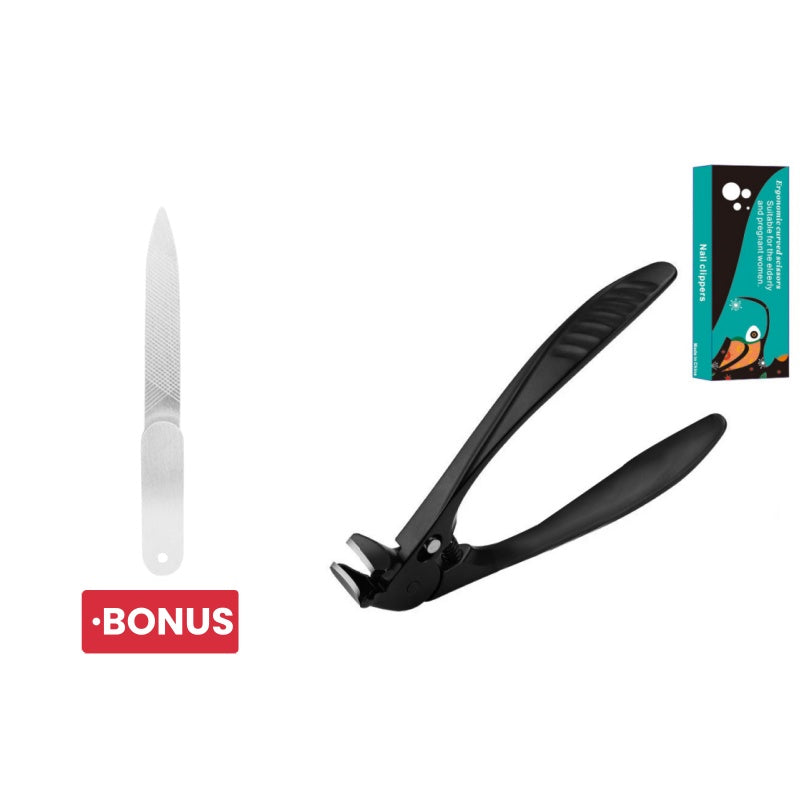 Precision long-handled nail clippers