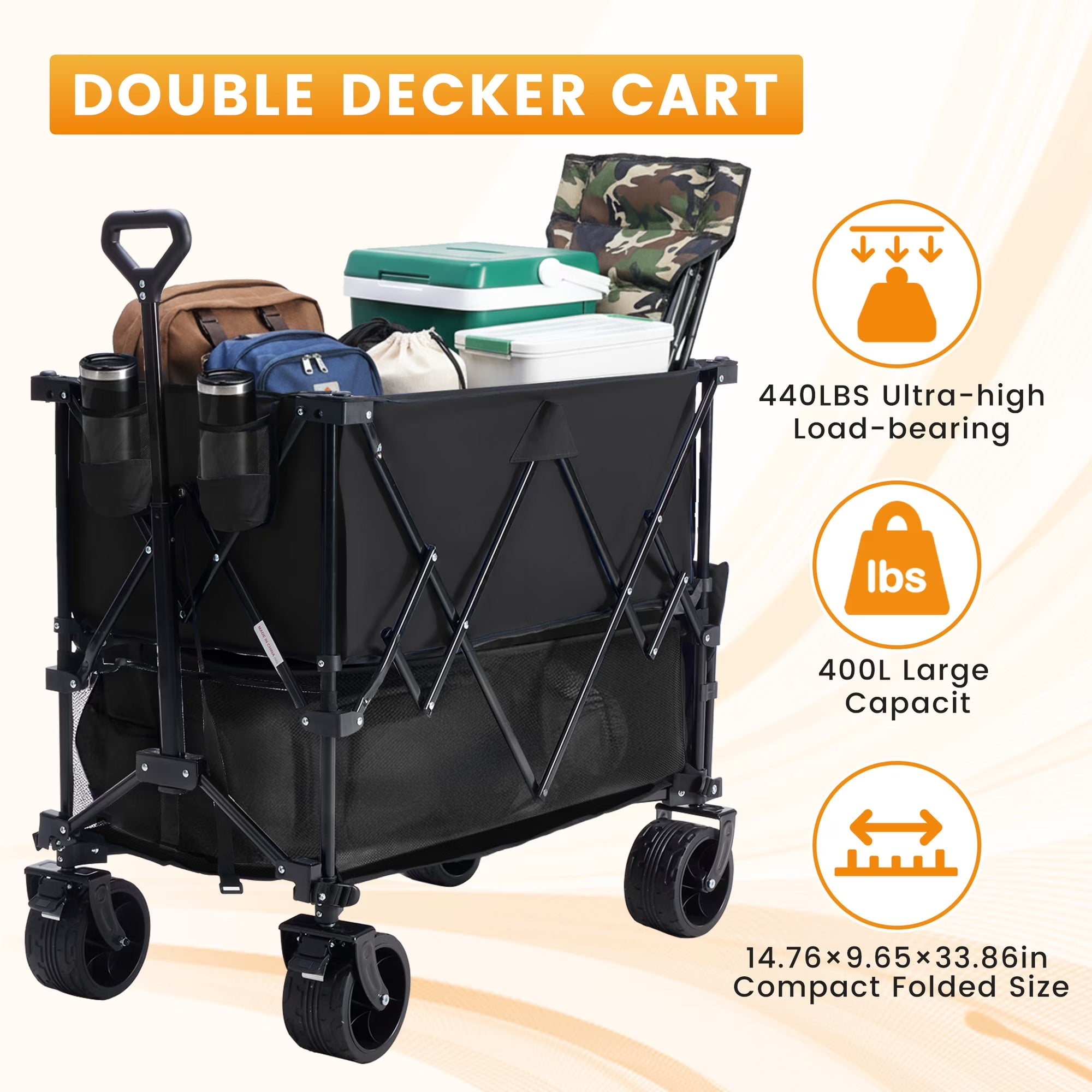 DeckWagon Double-Deck Haul Wagon